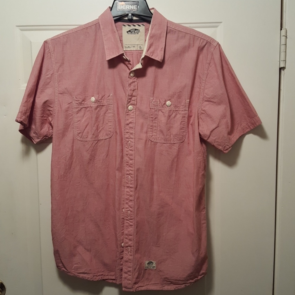 Vans button down shirt.